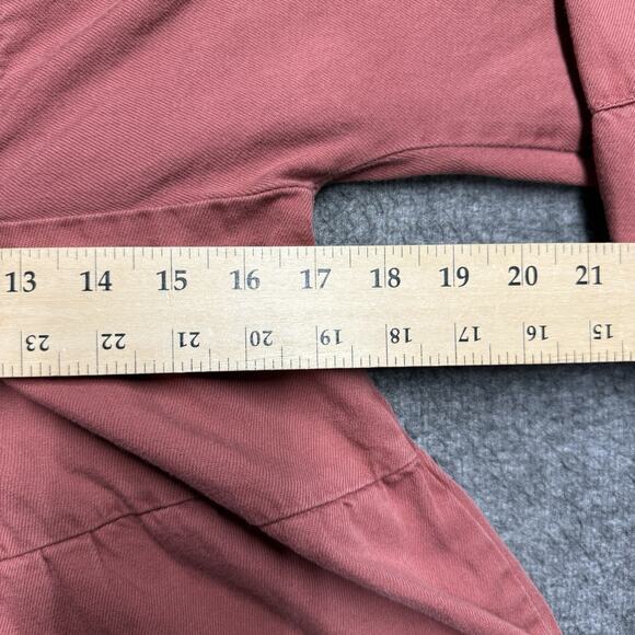 Free People Denim Lou Jean Babydoll Dress Womens Small Rust Balloon Sleeves - Picture 7 of 10